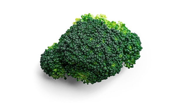 Broccoli su uno sfondo bianco