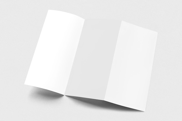 Brochura tripla modello png design trasparente