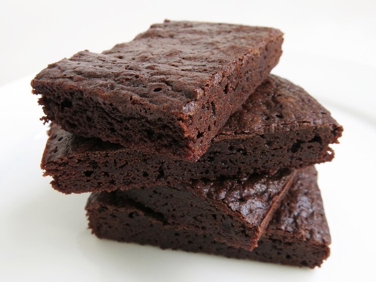 Brownies al cioccolato dolce fatti in casa