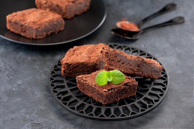 Brownies di torta al cioccolato