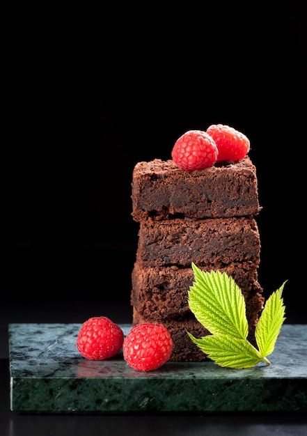 Brownies di torta al cioccolato