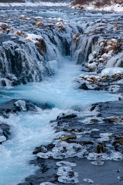 Bruarfoss, Islanda cascata