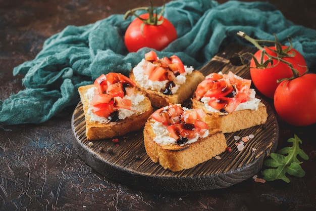 Bruschetta con pomodori