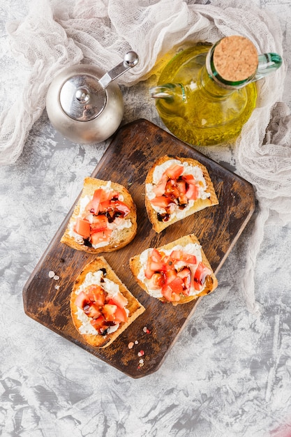 Bruschetta con pomodori