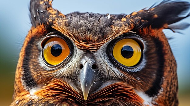 bubo bengalensis immagine fotografica creativa ad alta definizione