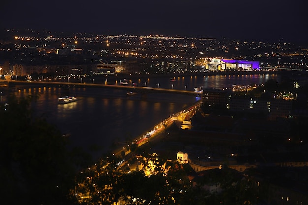 Budapest Ungheria dal ponte della fortezza Cittadella Petofi