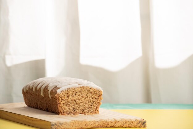 Budin de limon Glaseado con azucar