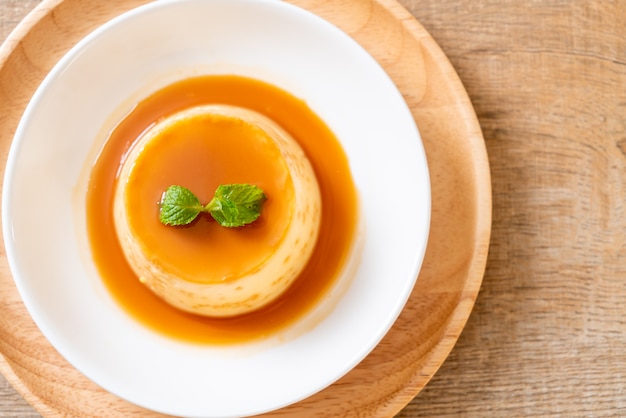 budino alla crema di caramello fatto in casa