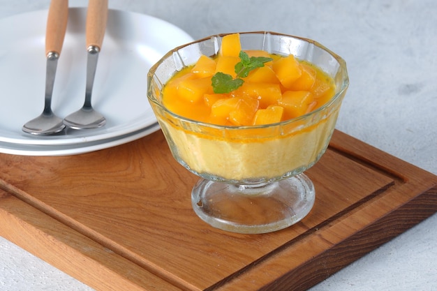 budino di mango