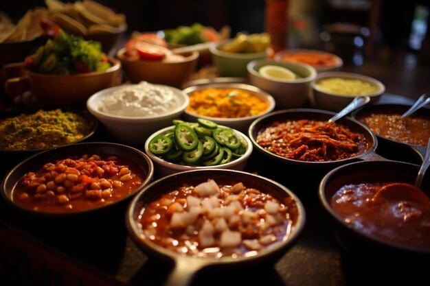 Buffet di Pozole bollente