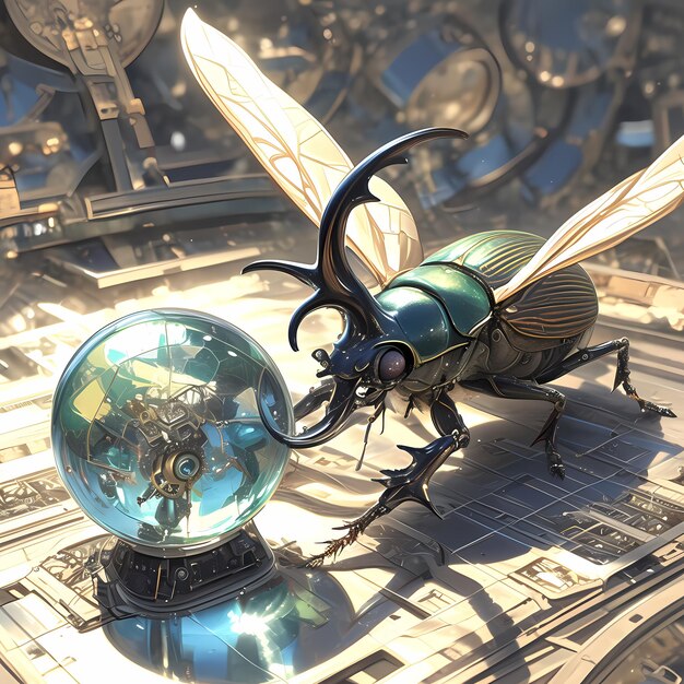 Bug futuristico con SciFi Tech