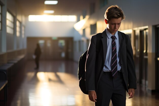 Bullismo molestia molestia aggressiva e bullismo nei confronti di un membro del team problema sociale delle scuole fermare il problema bullismo degli studenti deboli attenzione ai problemi protezione dei deboli