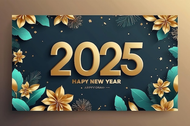 Buon anno 2025 Testo Tipografia Elemento di progettazione