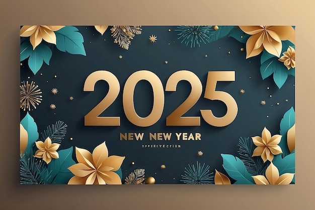 Buon anno 2025 Testo Tipografia Elemento di progettazione