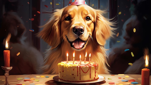 Buon compleanno, cane.