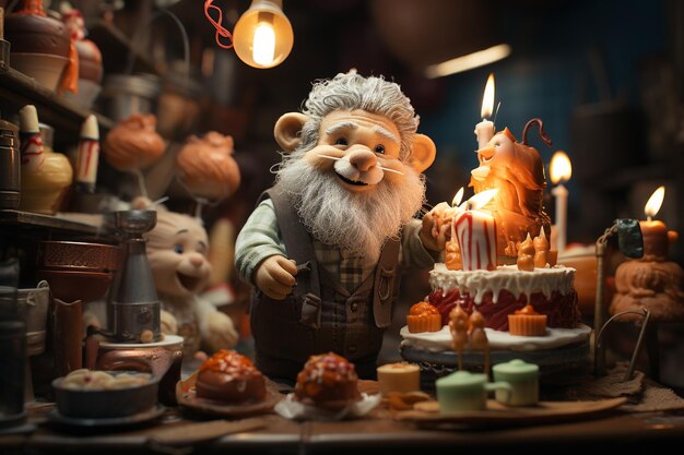 Buon compleanno stop motion animation