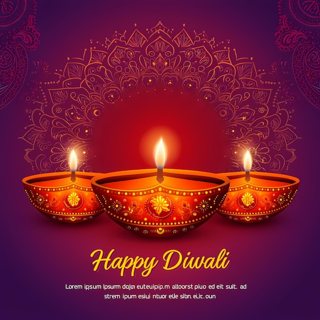 Buon Diwali Celebrazione di Diwali Congratulazioni di Diwali