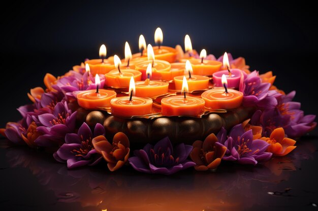 Buon Diwali, festa delle candele.