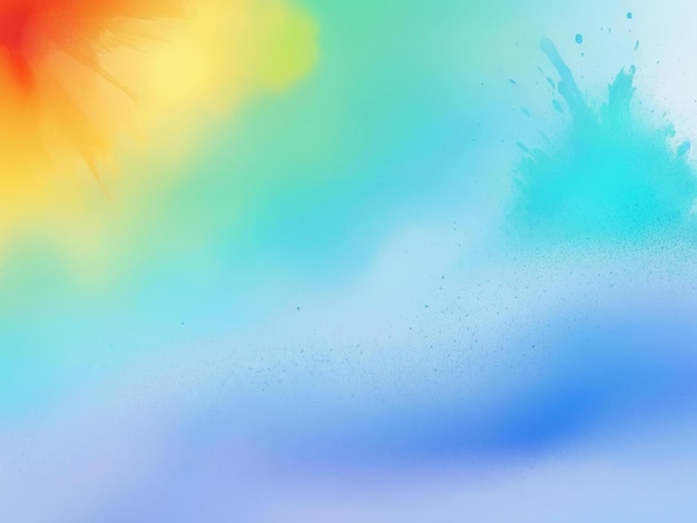 Buon festival di Holi colorato background design migliore qualità modello di banner immagine iper-realistica