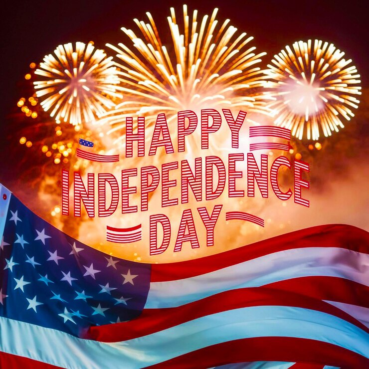Buon giorno dell'indipendenza USA background design
