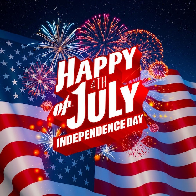 Buon giorno dell'indipendenza USA background design