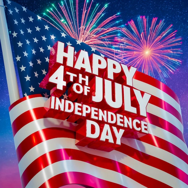 Buon giorno dell'indipendenza USA background design