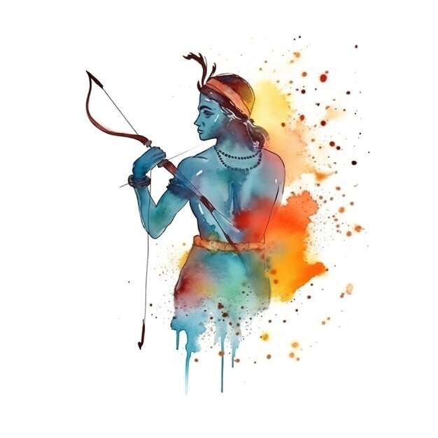 Buon giorno Ram Navami Generative ai