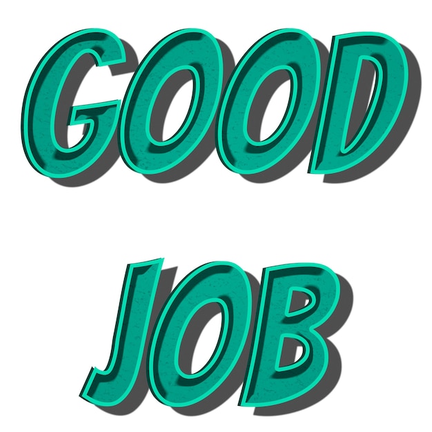 Buon lavoro png retro tipografia