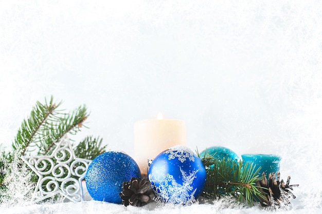 Buon Natale e felice anno nuovo Banner di decorazione natalizia in vendita o biglietto di auguri