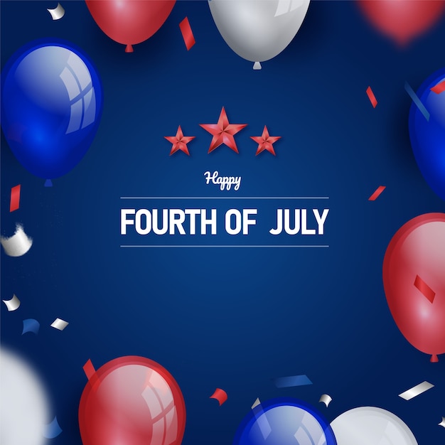 Buon quarto della celebrazione di luglio