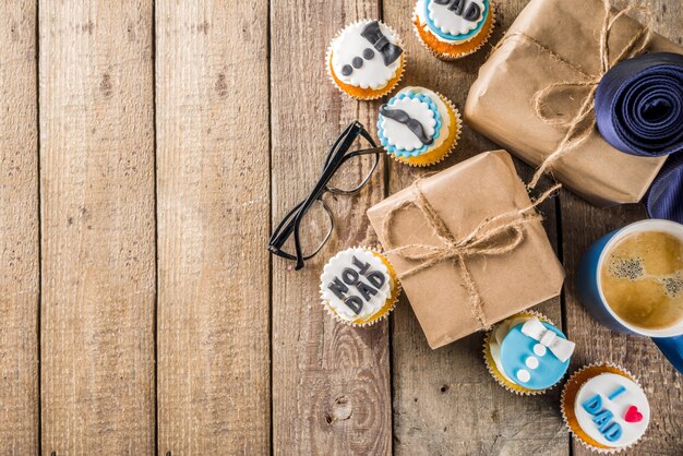 Buona festa del papà con cupcakes