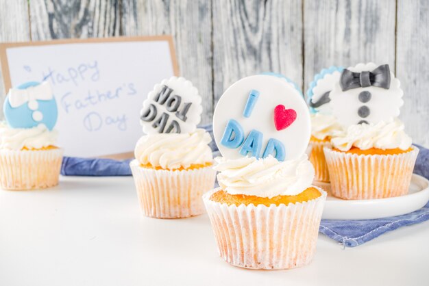 Buona festa del papà con cupcakes