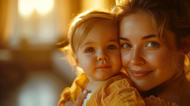 Buona Festa della Madre, bella figlia e sua madre.