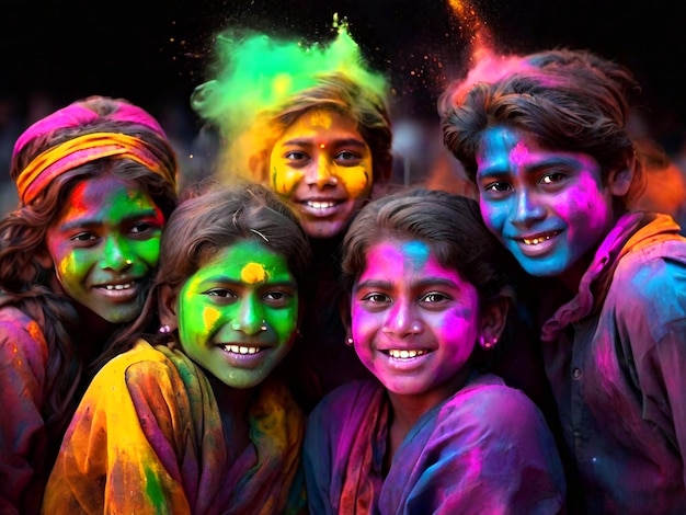 Buona festa indiana di Holi