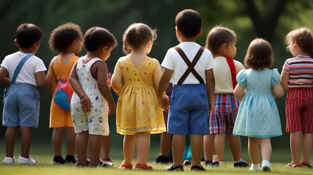 Buona giornata dei bambini.