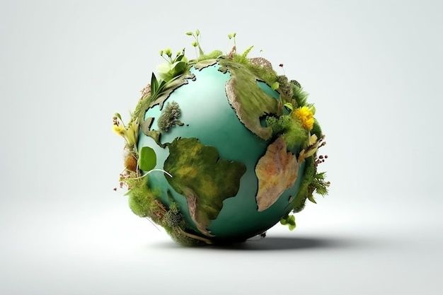 Buona Giornata della Terra Salva l'ambiente Salva il pianeta