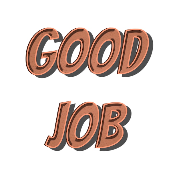 Buona tipografia png in stile retro