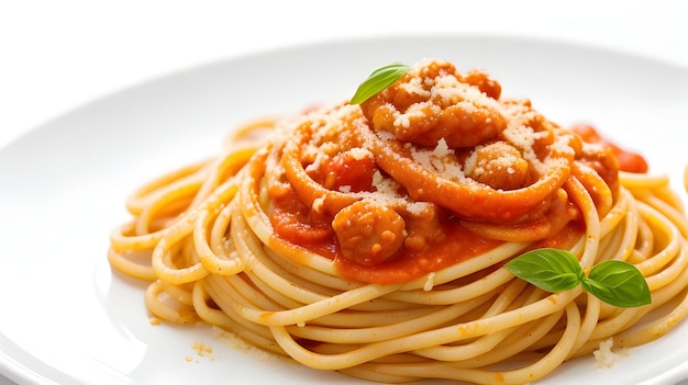 Buoni spaghetti sul piatto.