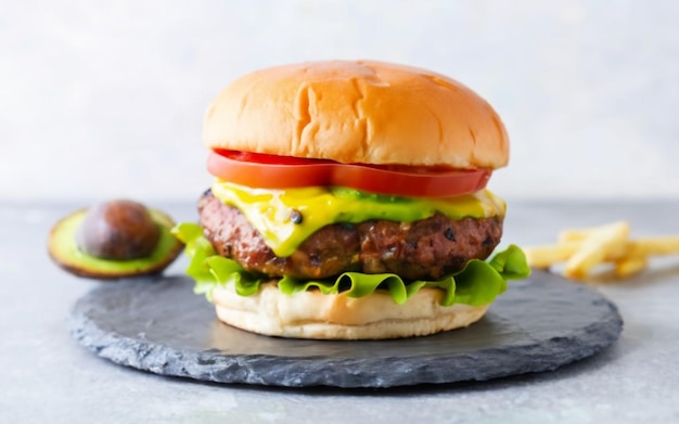 Burger con guacamole