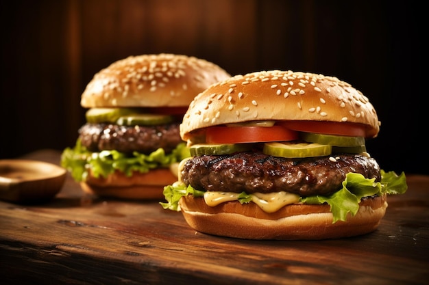 Burger con una salsa di avocado al limone di cilantro cremoso e piccante