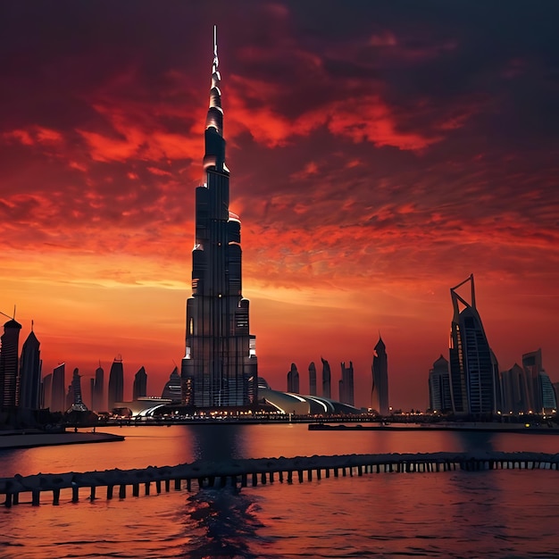 Burj Khalifa generato dall'AI