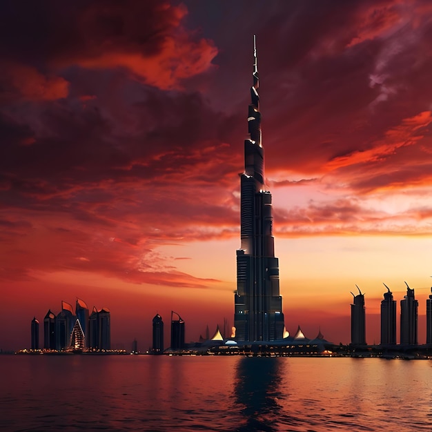 Burj Khalifa generato dall'AI