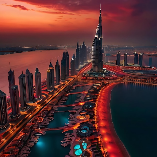 Burj Khalifa generato dall'AI