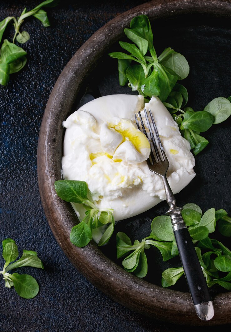 Burrata al formaggio italiano