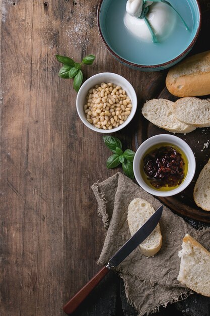 Burrata al formaggio italiano