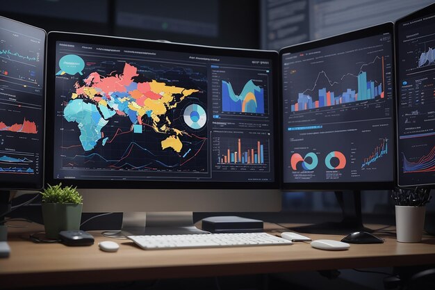 Business Analytics to Software Sbloccare l'automazione della visualizzazione dei dati sul monitor del computer