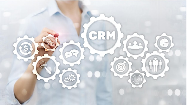 Business Customer CRM Management Analysis Service Concept Gestione delle relazioni