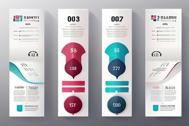 business data visualization timeline infographic icons designed for abstract background template milestone element modern