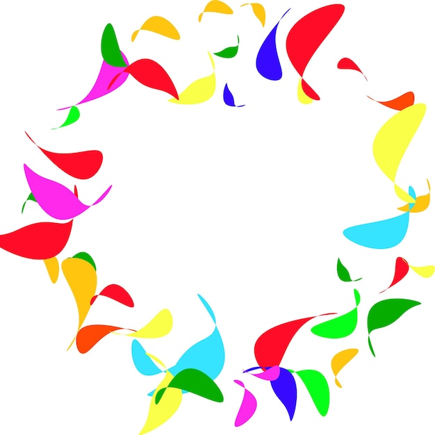 butterflies flying shape vector design
