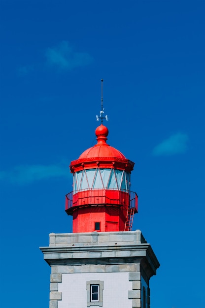 Cabo da Roca Portogallo 18 settembre 2022 Faro iconico di Cabo da Roca Portogallo